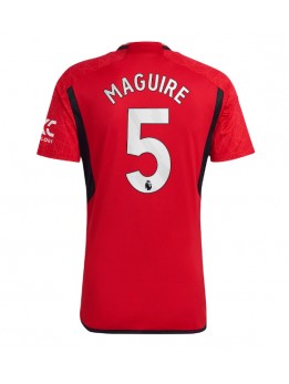 Manchester United Harry Maguire #5 Replika Hemmakläder 2023-24 Kortärmad
